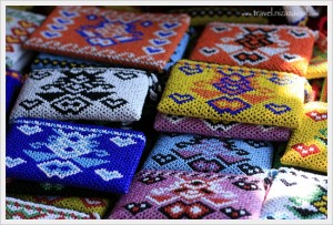 Beaded pouch, Sarawak